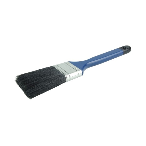 Weiler 2" Flat Sash Brush, Bristle, 3" Trim Len, Blue Lacquered Handle 40115 - main